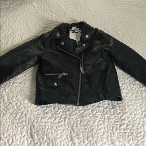 Faux leather H&M jacket NWT